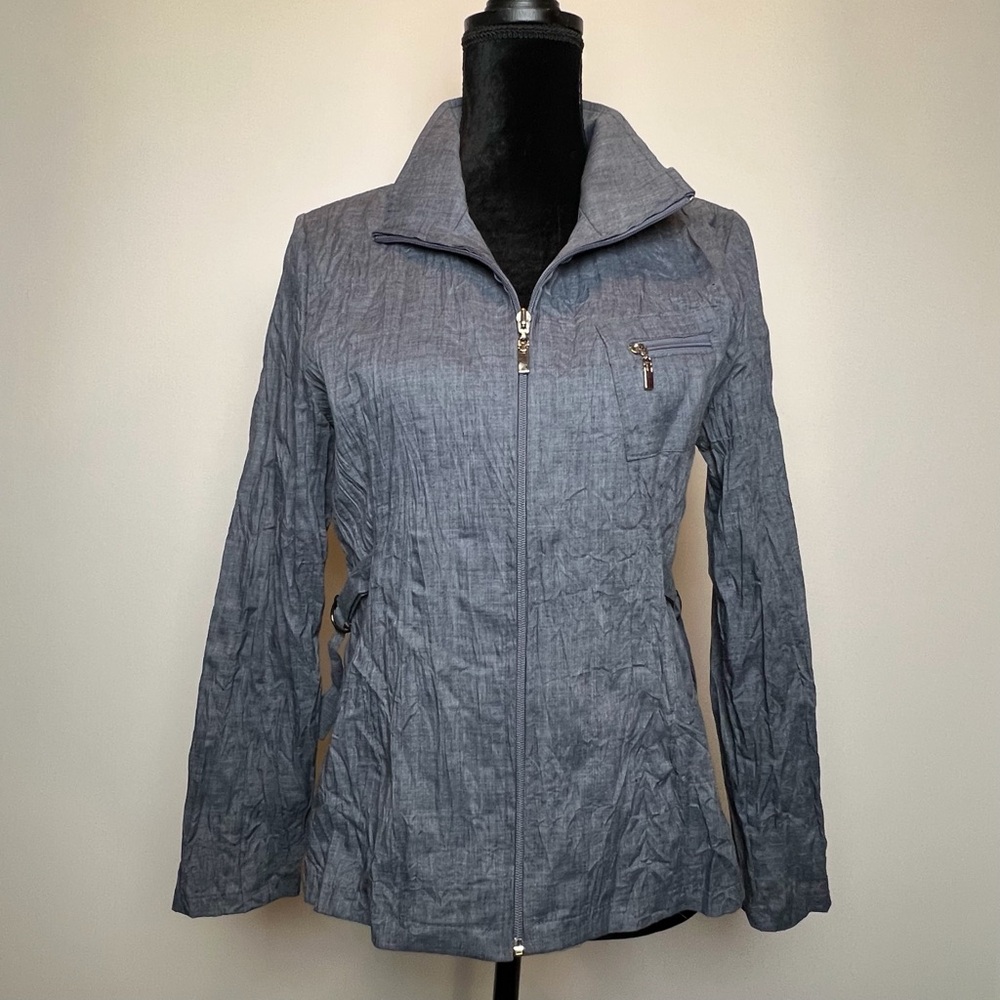 Trisha Tyler Lightweight Jean Jacket/Shirt - Size Large